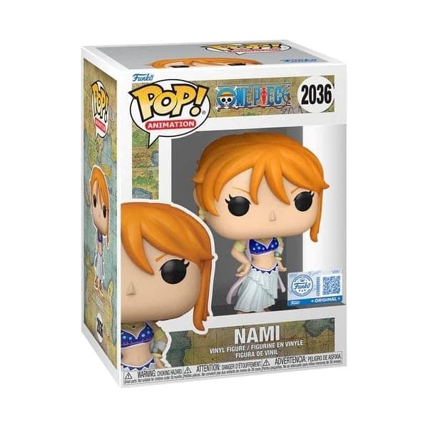 FUNKO POP Animation: One Piece - 2036 Nami (Exclusive) 9 cm - 889698886420