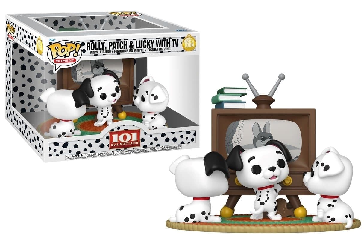 FUNKO POP Moment Disney: 101 Dalmatians - Rolly Patch & Lucky With Tv - 889698902601