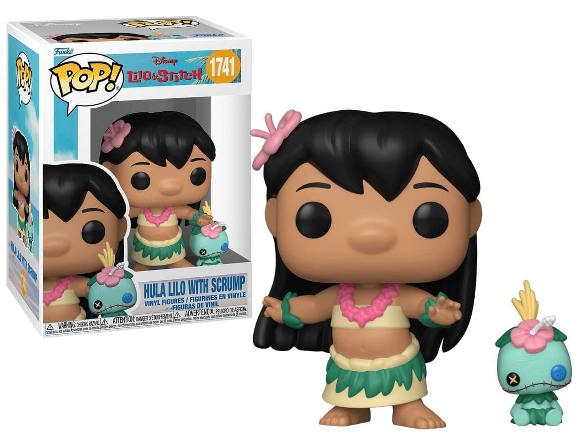 FUNKO POP Disney: Lilo & Stitch - 1741 Hula Lilo with Scrump 9cm - 889698903424