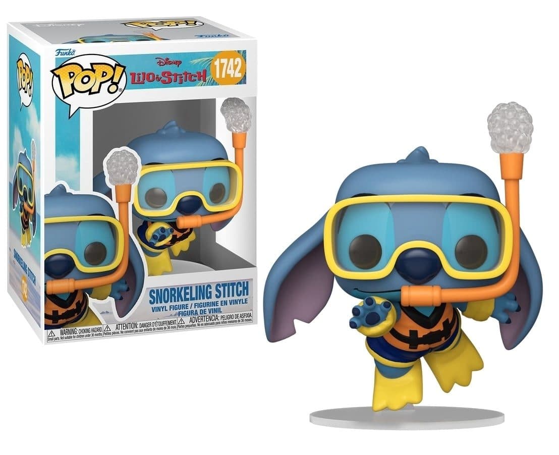FUNKO POP Disney: Lilo & Stitch - 1742 Snorkeling Stitch 9cm - 889698903431