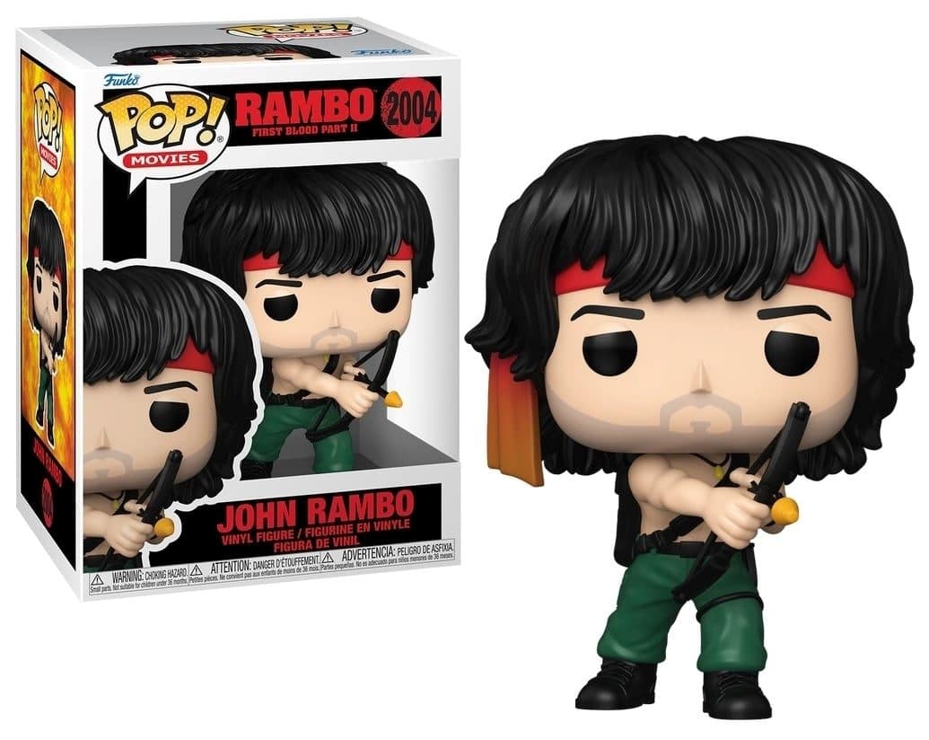 FUNKO POP Movies: Rambo 2 - 2004 John Rambo with bow 9cm - 889698903622