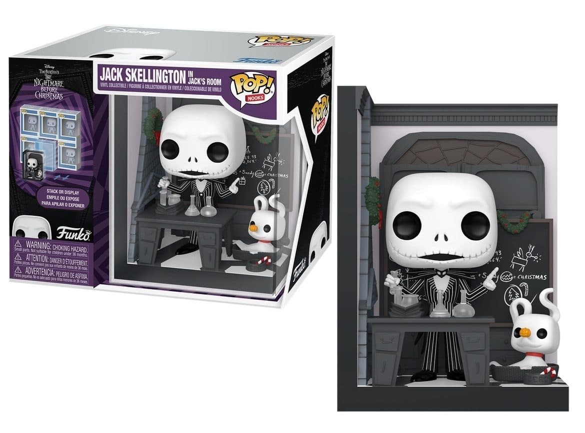 FUNKO POP Nooks: Nightmare Before Christmas - Jack Skellington's Room - 889698903776