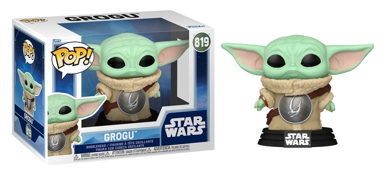 FUNKO POP Star Wars - 819 Grogu 9cm - 889698904476