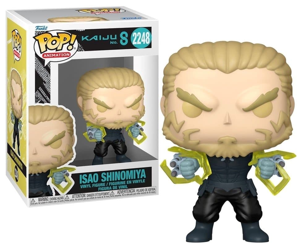 FUNKO POP Animation: Kaiju No8 - 2248 Isao Shinomiya 9cm - 889698905763