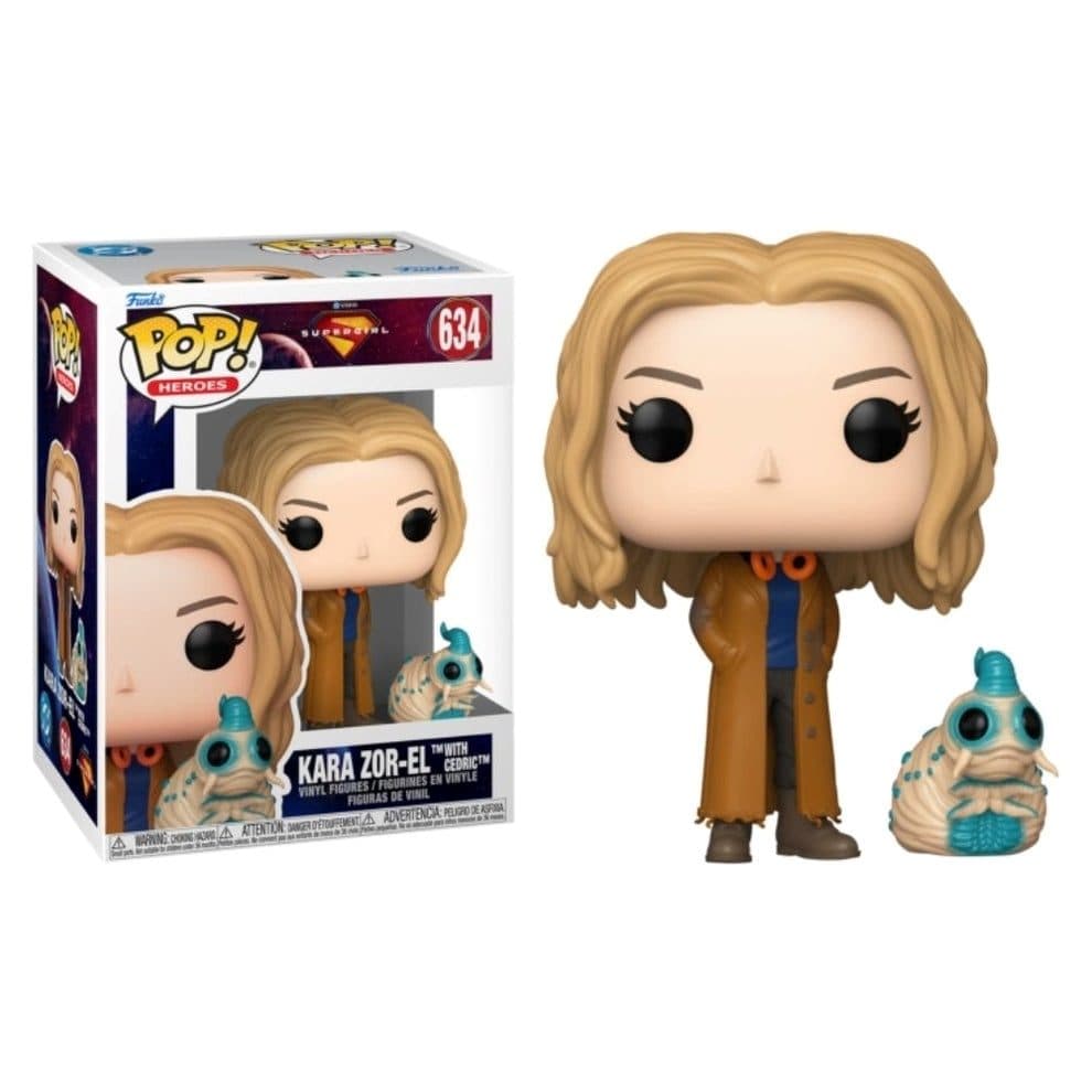 FUNKO POP Heroes: DC Comics Supergirl - 634 Kara Zor-El With Cedric 9cm - 889698907958