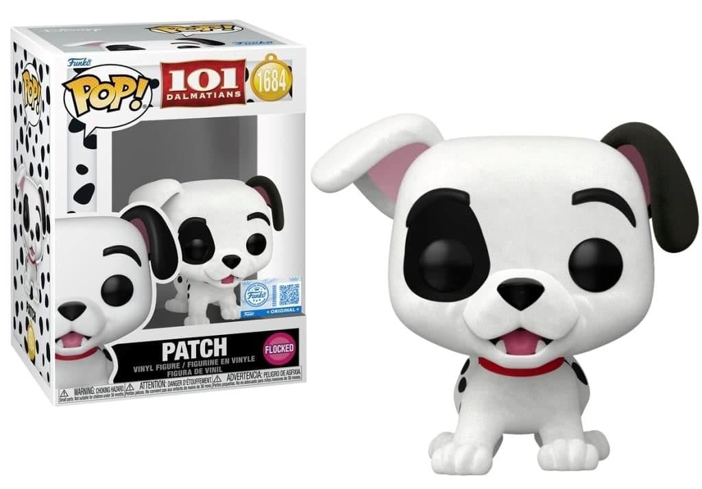 FUNKO POP Disney: 101 Dalmatians - 1684 Patch (Flocked) (Exclusive) 9cm - 889698916462