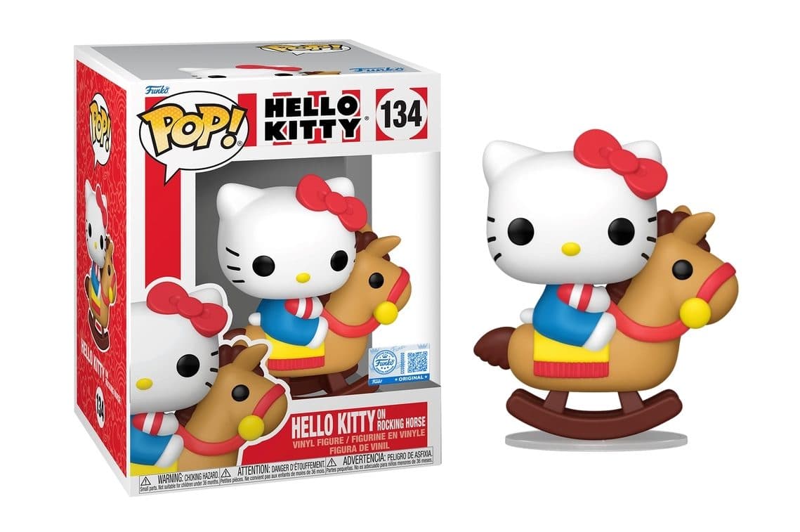 FUNKO POP Premium Hello Kitty - 134 Hello Kitty on Rocking Horse (Exclusive) - 889698917247