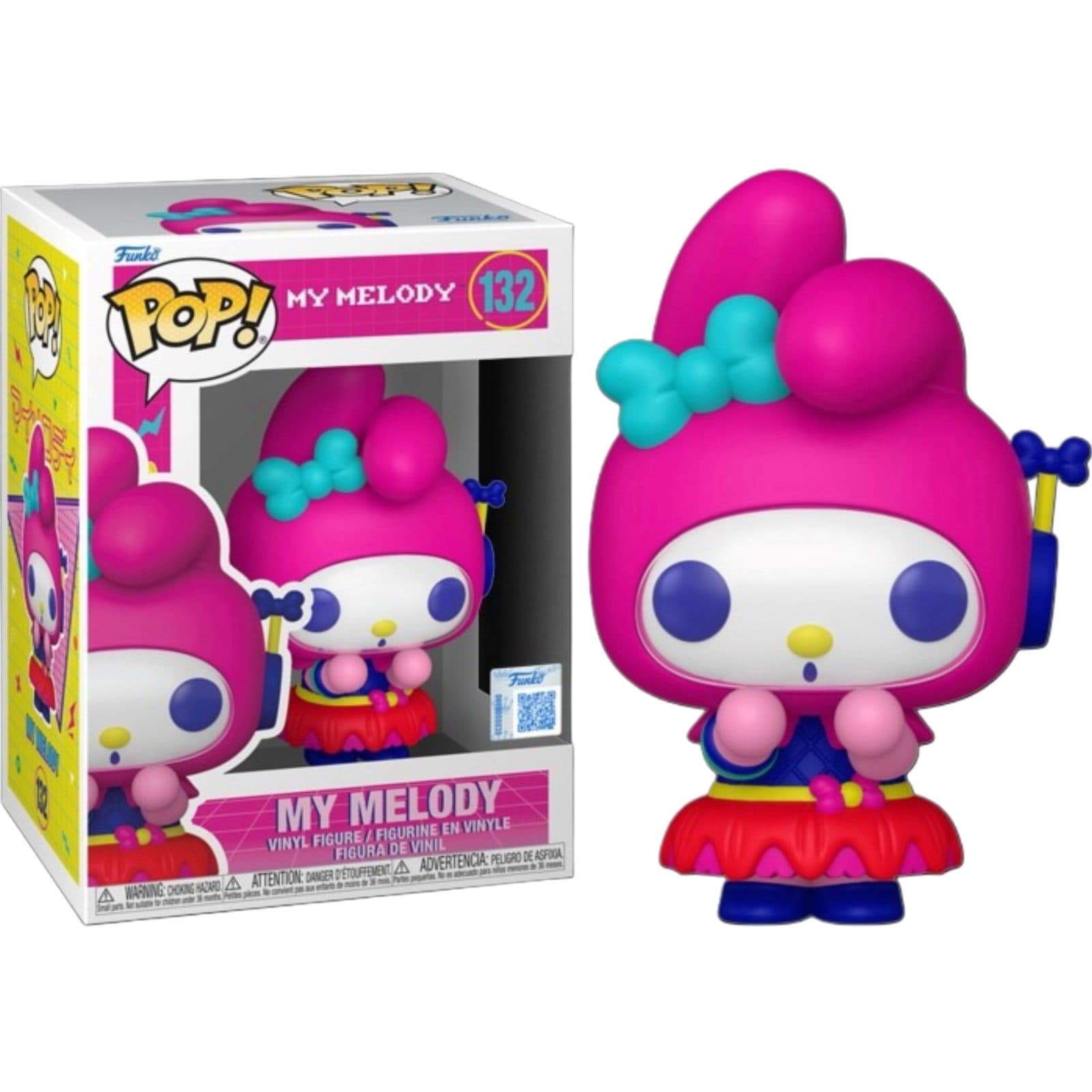 FUNKO POP Sanrio: Hello Kitty - 132 My Melody (Retro Arcade) (Exclusive) 9cm - 889698917537