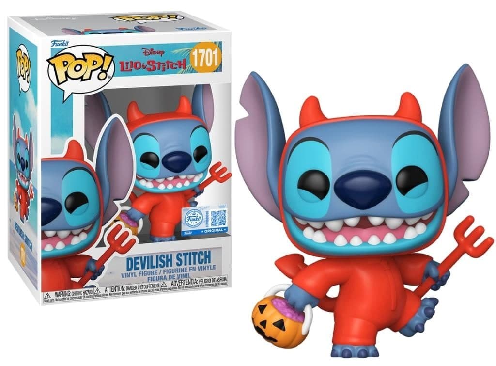 FUNKO POP Disney: Lilo & Stitch - 1701 Devilish Stitch (Exclusive) 9cm - 889698918336