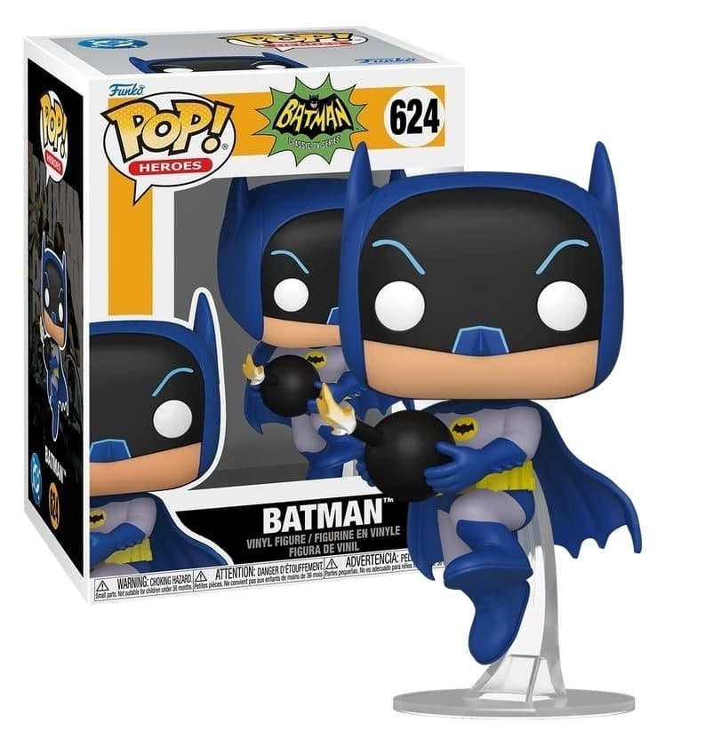 FUNKO POP Heroes: DC Comics Batman 1966 - 624 Batman With bomb 9cm - 889698924696