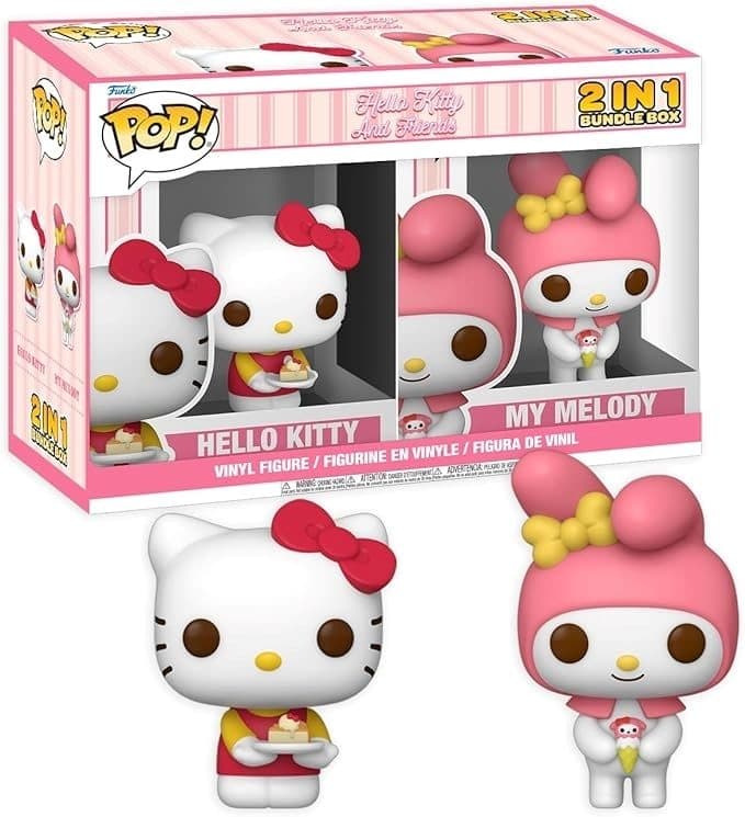 FUNKO POP Bundle Box Hello Kitty And Friends - 2 In 1 Assembled Hello kitty & My Melody 9cm - 889698928557