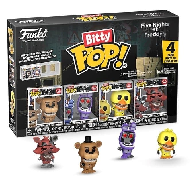 FUNKO Bitty POP 4-Pack Five Nights at Freddy's - Withered - 889698929578