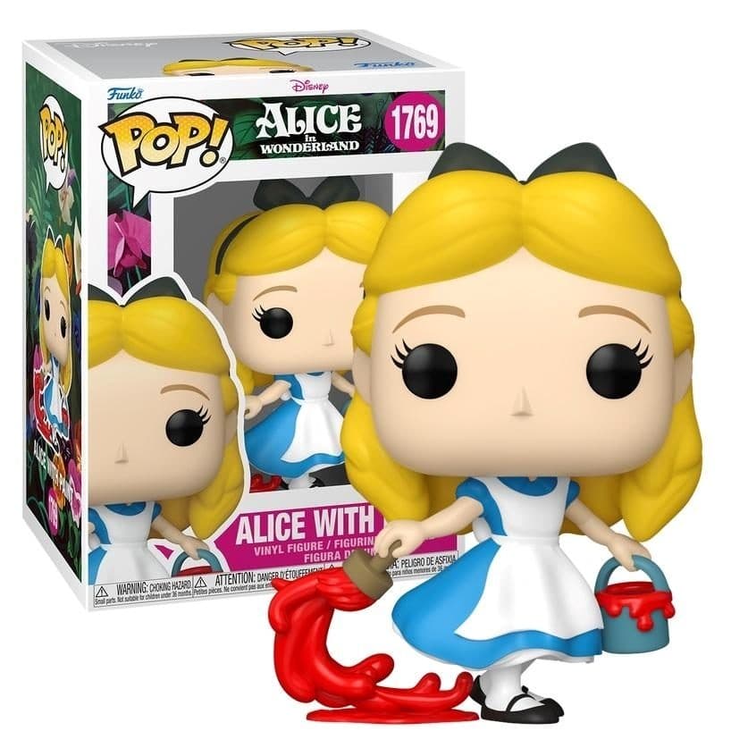 FUNKO POP Disney: Alice In Wonderland - 1769 Alice With Paint 9cm - 889698932011