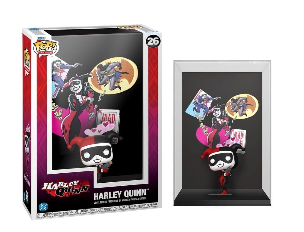 FUNKO POP Comic Covers: Batman Adventure Mad Love - 26 Harley Quinn - 889698933810