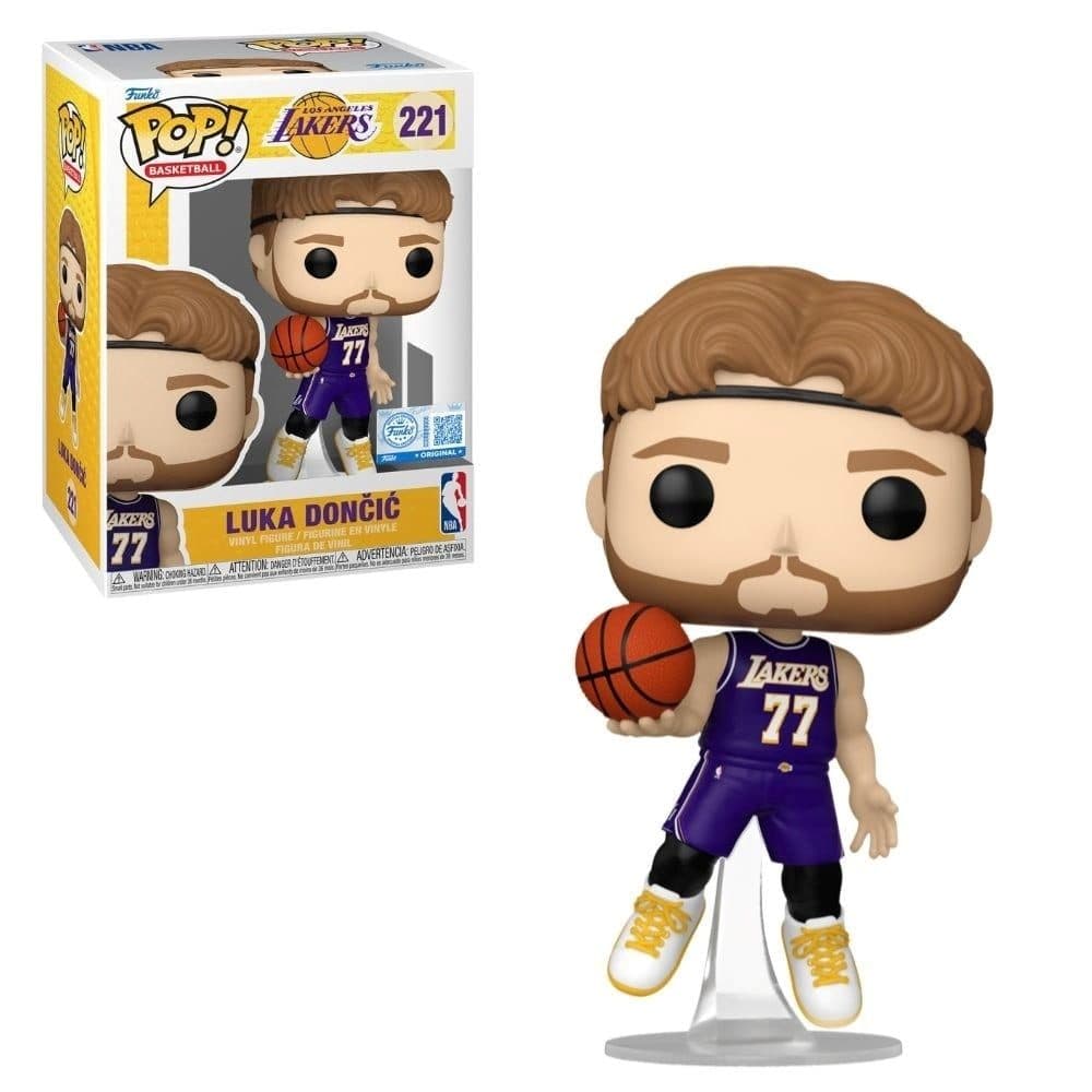 FUNKO POP NBA: Los Angeles Lakers - 221 Luka Doncic (2025 Statement Edition Uniform) (Exclusive) 9cm - 889698936507