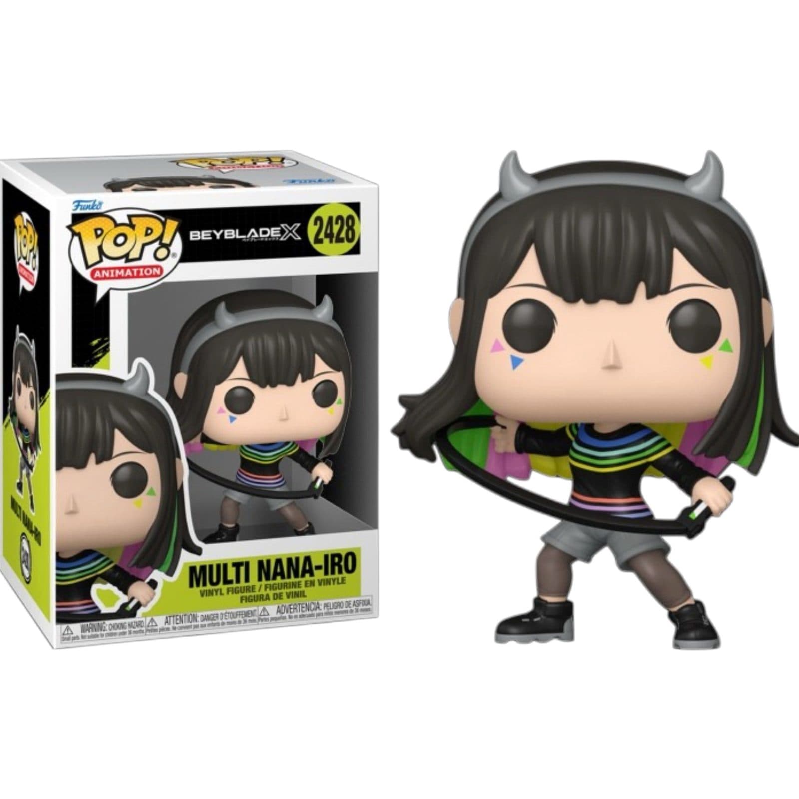 FUNKO POP Animation: Beyblade X - 2428 Multi Nana-Iro 9cm - 889698941457