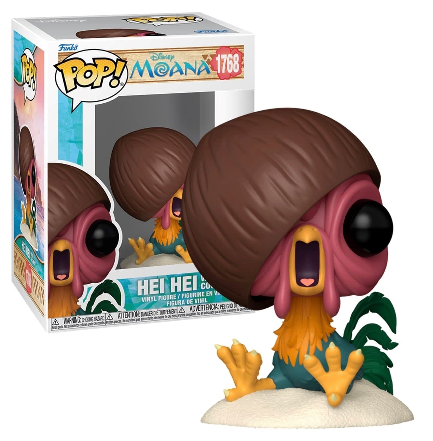 FUNKO POP Disney: Oceania - 1768 Hei Hei With Coconut 9cm - 889698944120
