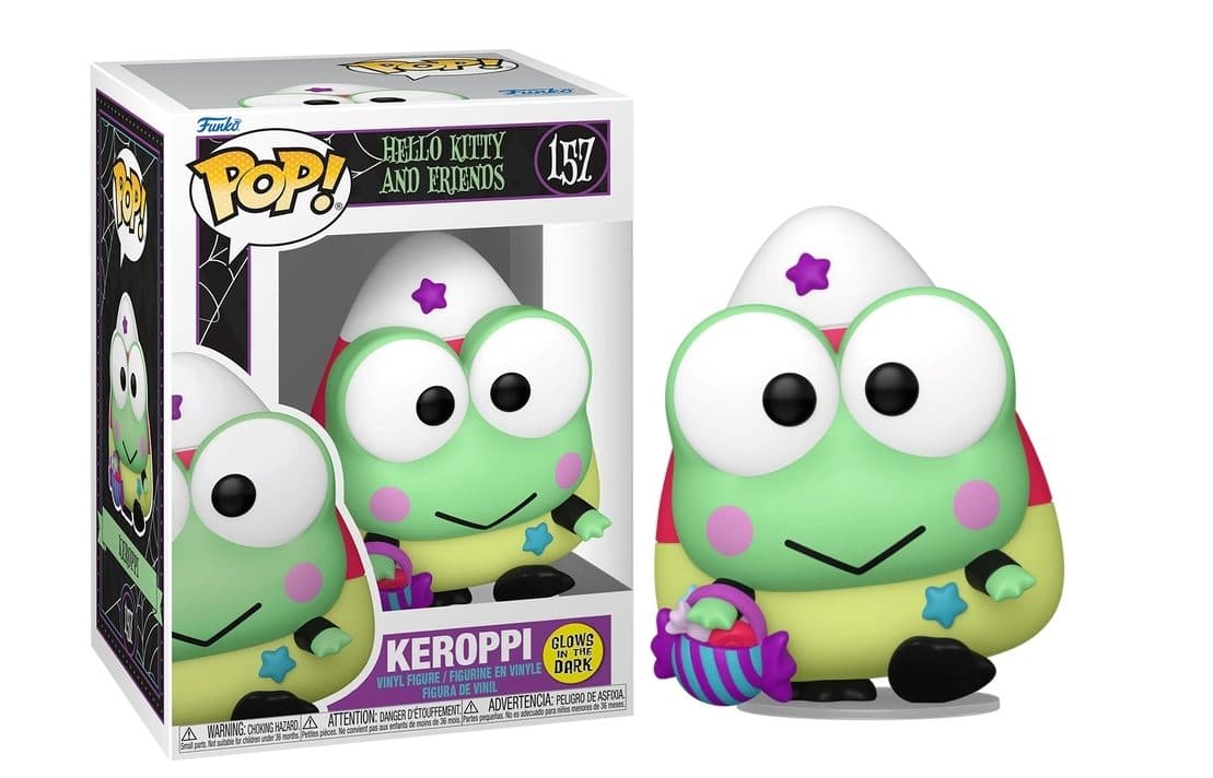 FUNKO POP Sanrio: Hello Kitty And Friends - 157 Keroppi Spooky (Glows In The Dark) 9cm - 889698945776