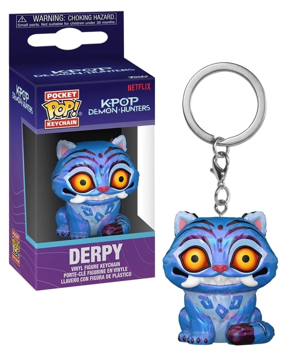 FUNKO POP Keychain: K-Pop Demon Hunters - Derpy - 889698956840